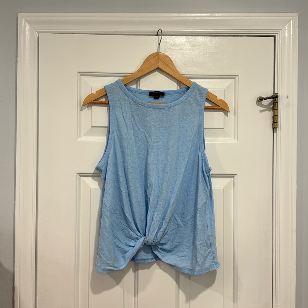 J. Crew knotted, sleeveless top